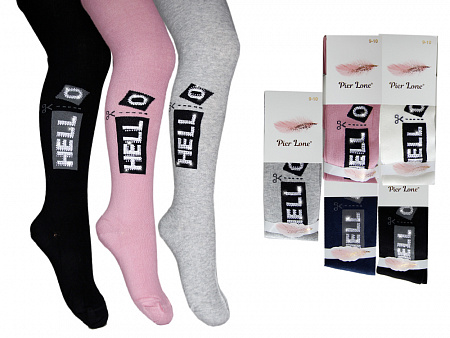 Колготки со стразами для девочки   PIER LONE