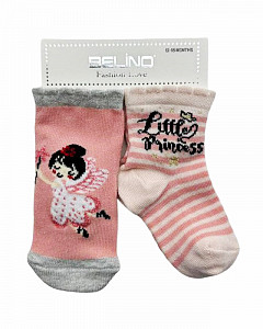 Носки с рисунком для девочки  BELINO